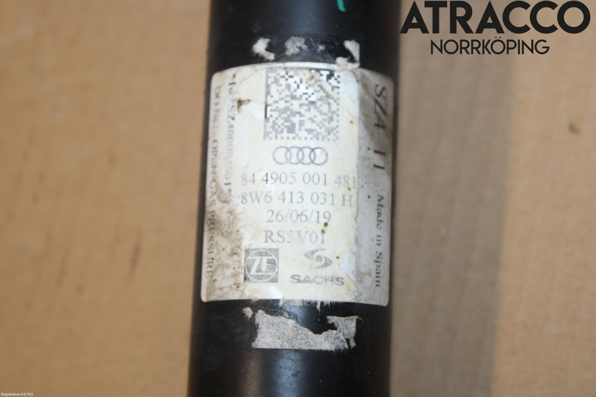 Audi A5 17- Fjäderben Fram Vänster