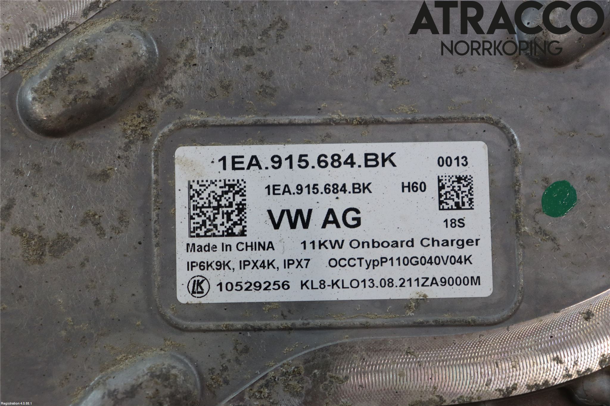 Volkswagen VW ID.4 21- Batteriladdare Högspänning