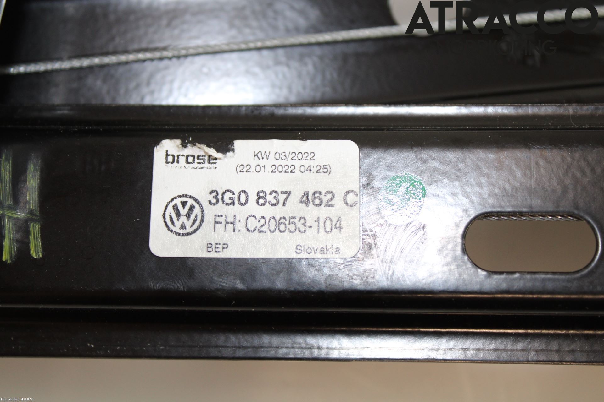 Volkswagen VW PASSAT 20-24 Fönsterhiss El Kompl