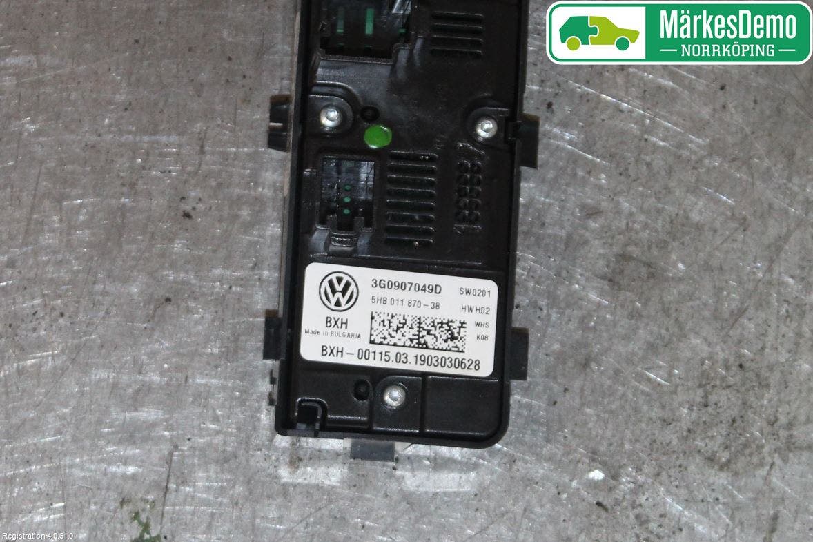 Volkswagen VW TIGUAN 16-24 Värmereglage