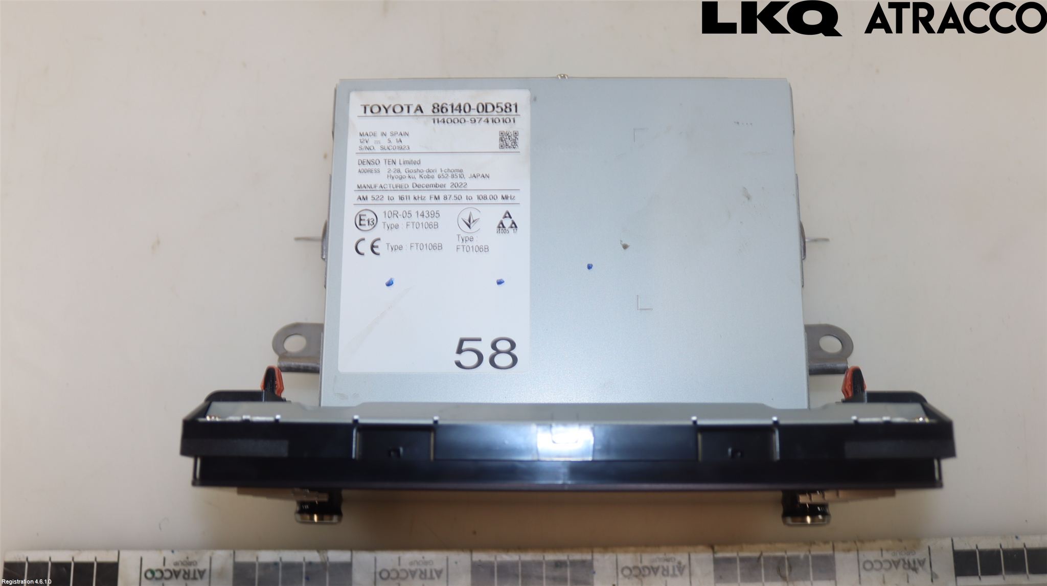Toyota YARIS XP21 20- Cd Radio - Multimediapanel