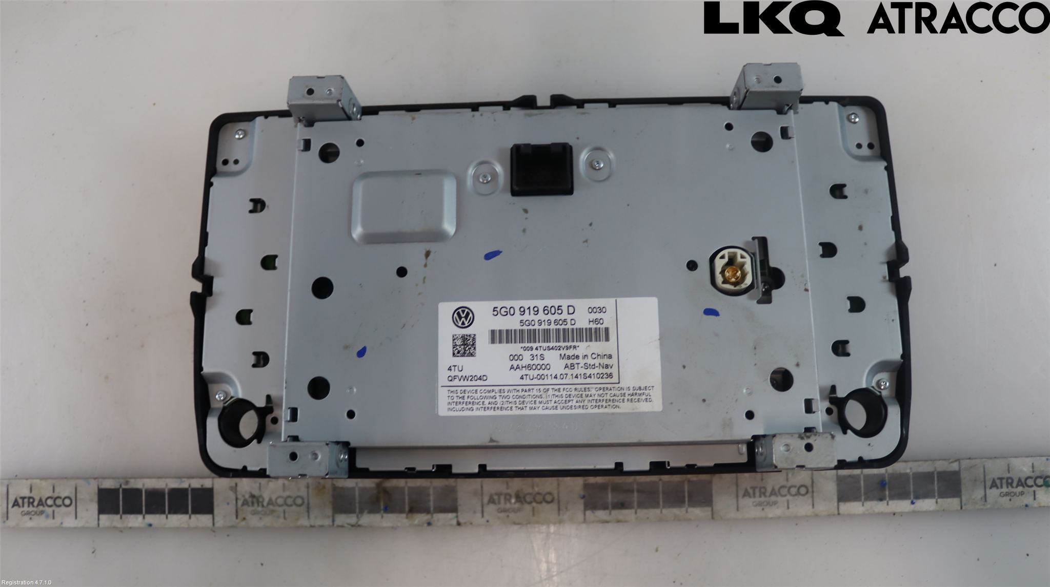 Volkswagen VW GOLF / E-GOLF VII 13-20 Multifunktionsdisplay