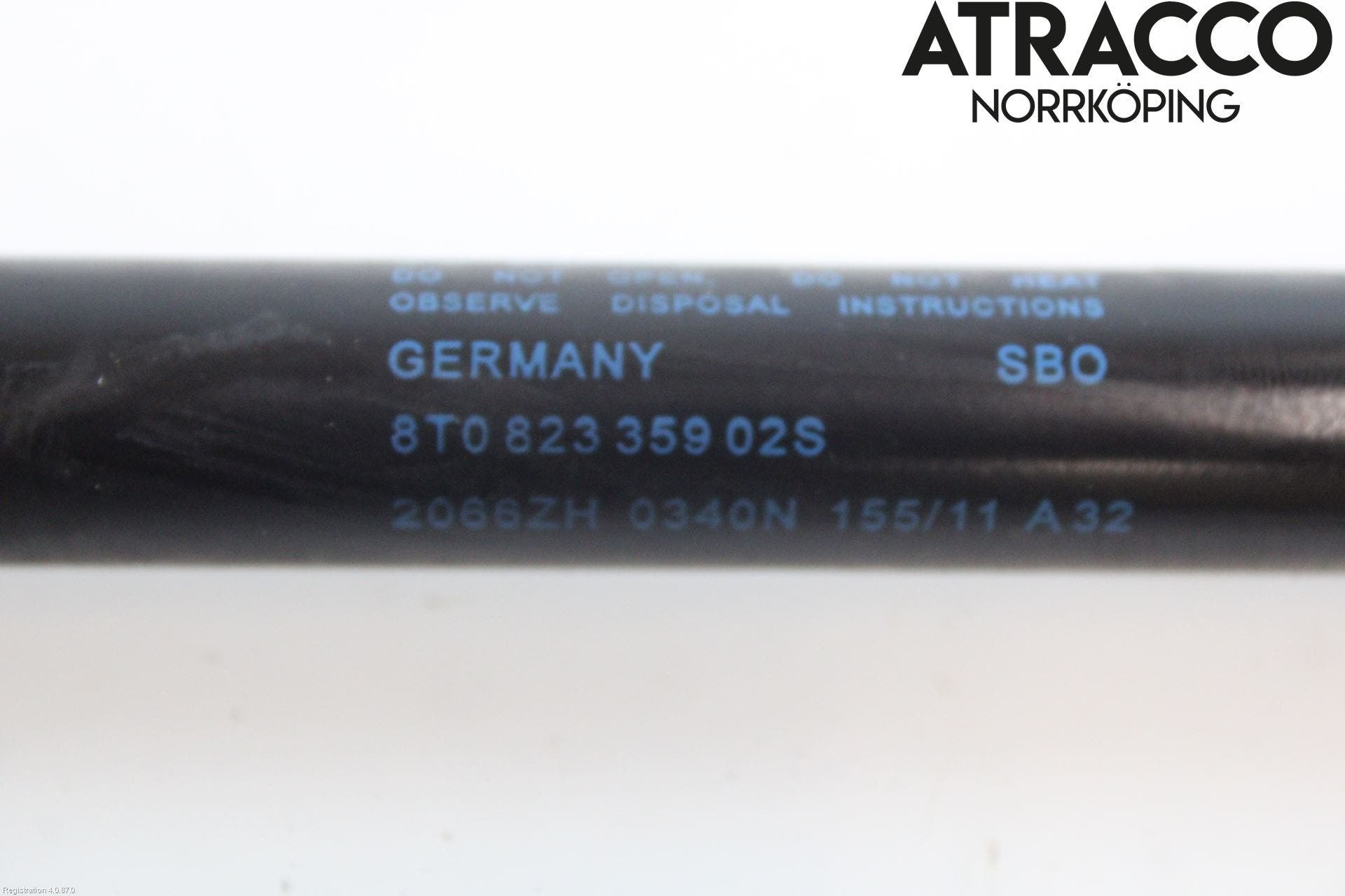 Audi A4/S4 08-11 Gasfjäder Motorhuv