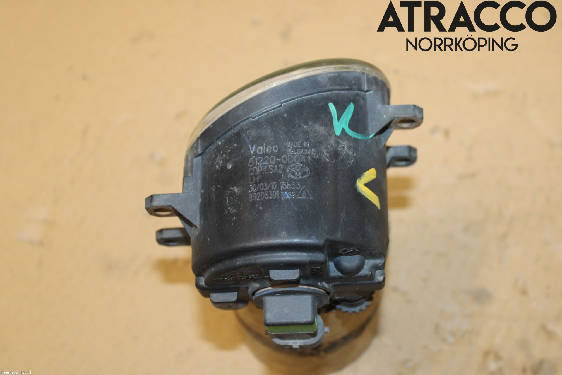 Toyota YARIS XP90 06-11 Dimljus-Varselljus Fram