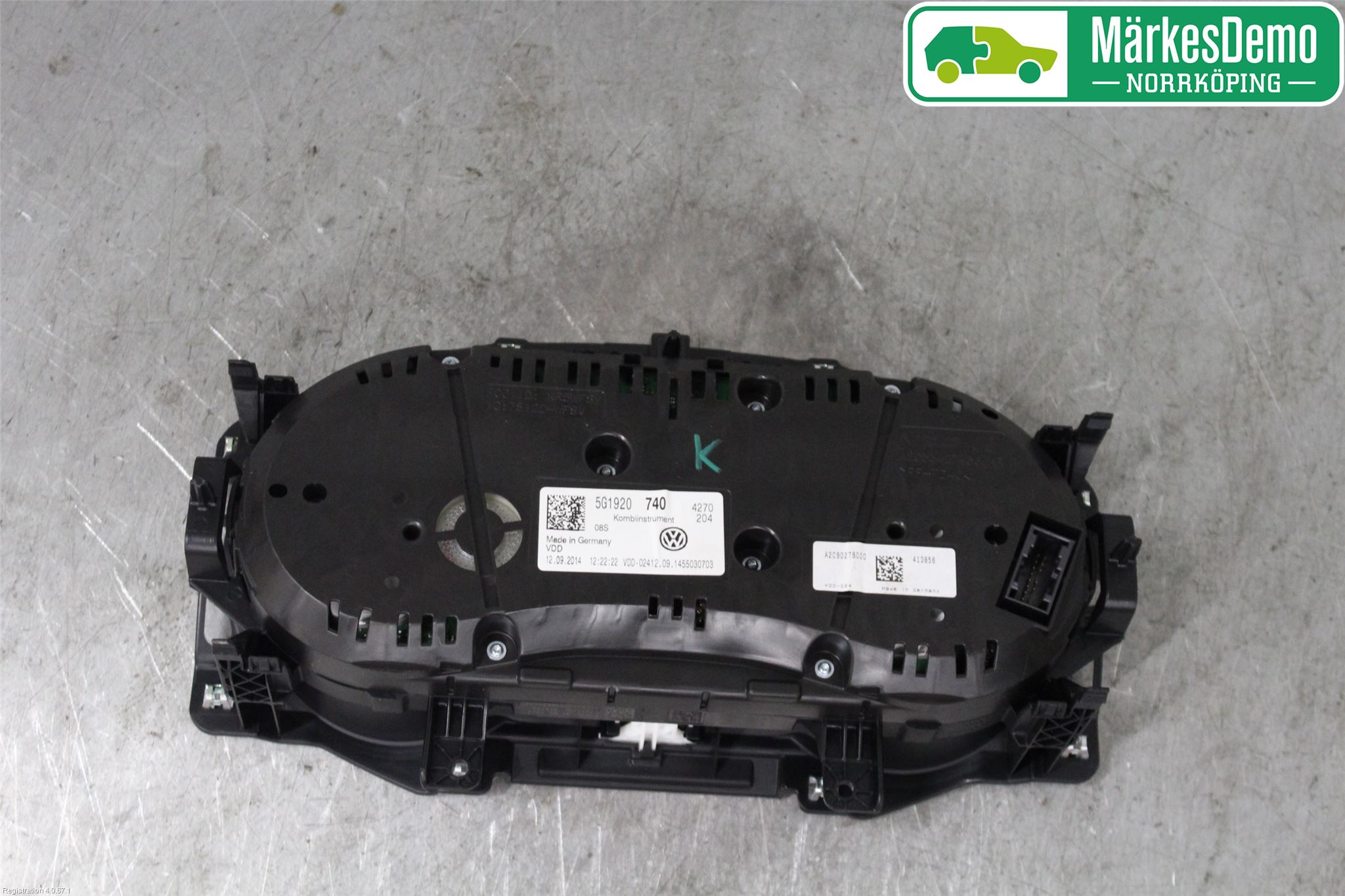 Volkswagen VW GOLF / E-GOLF VII 13-20 Instrument Komb