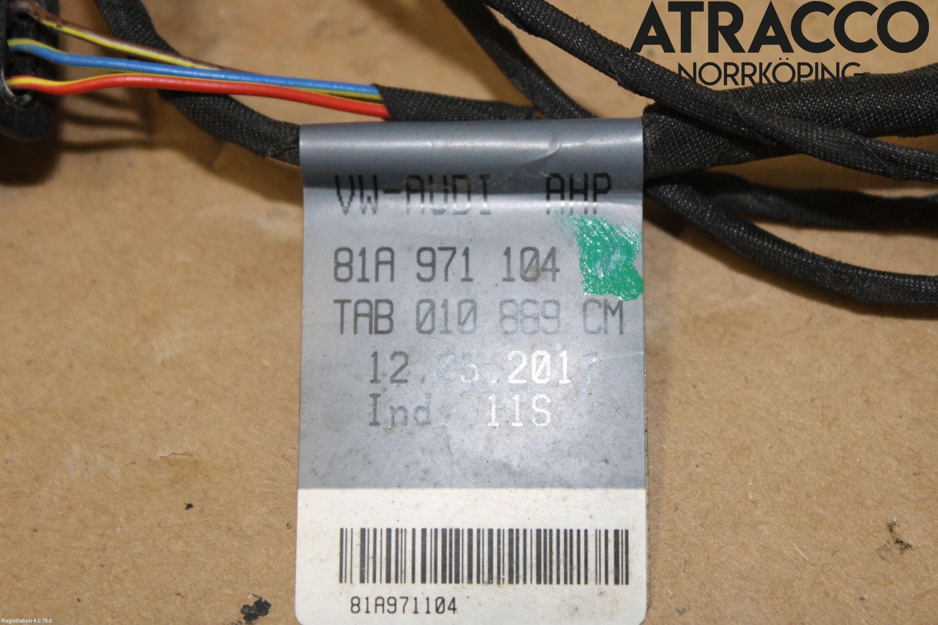 Audi Q2/SQ2 17- Parkeringshjälp Backsensor