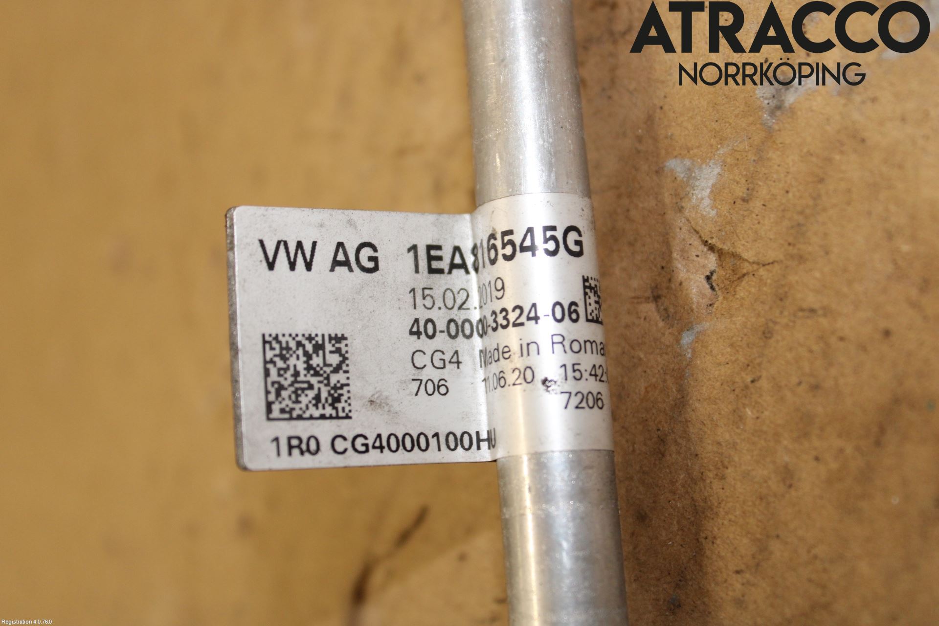 Volkswagen VW ID.3 21- Ac Slang-Rör