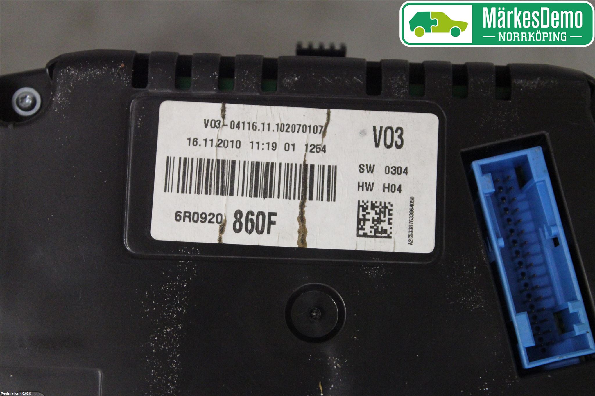 Volkswagen VW POLO 10-17 Instrument Komb