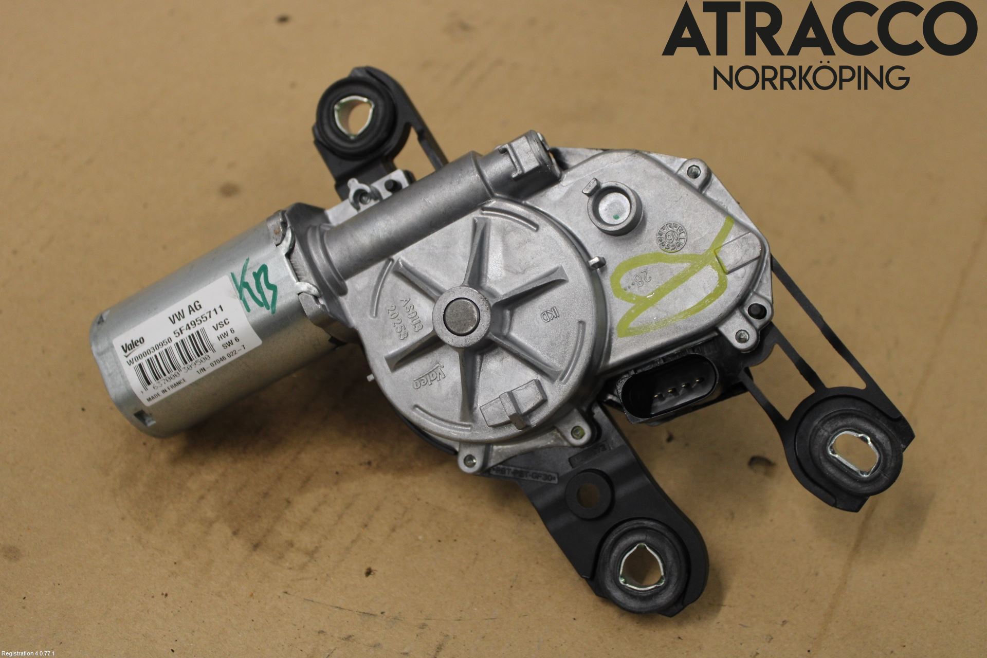 Skoda FABIA 15-21 Torkarmotor Baklucka