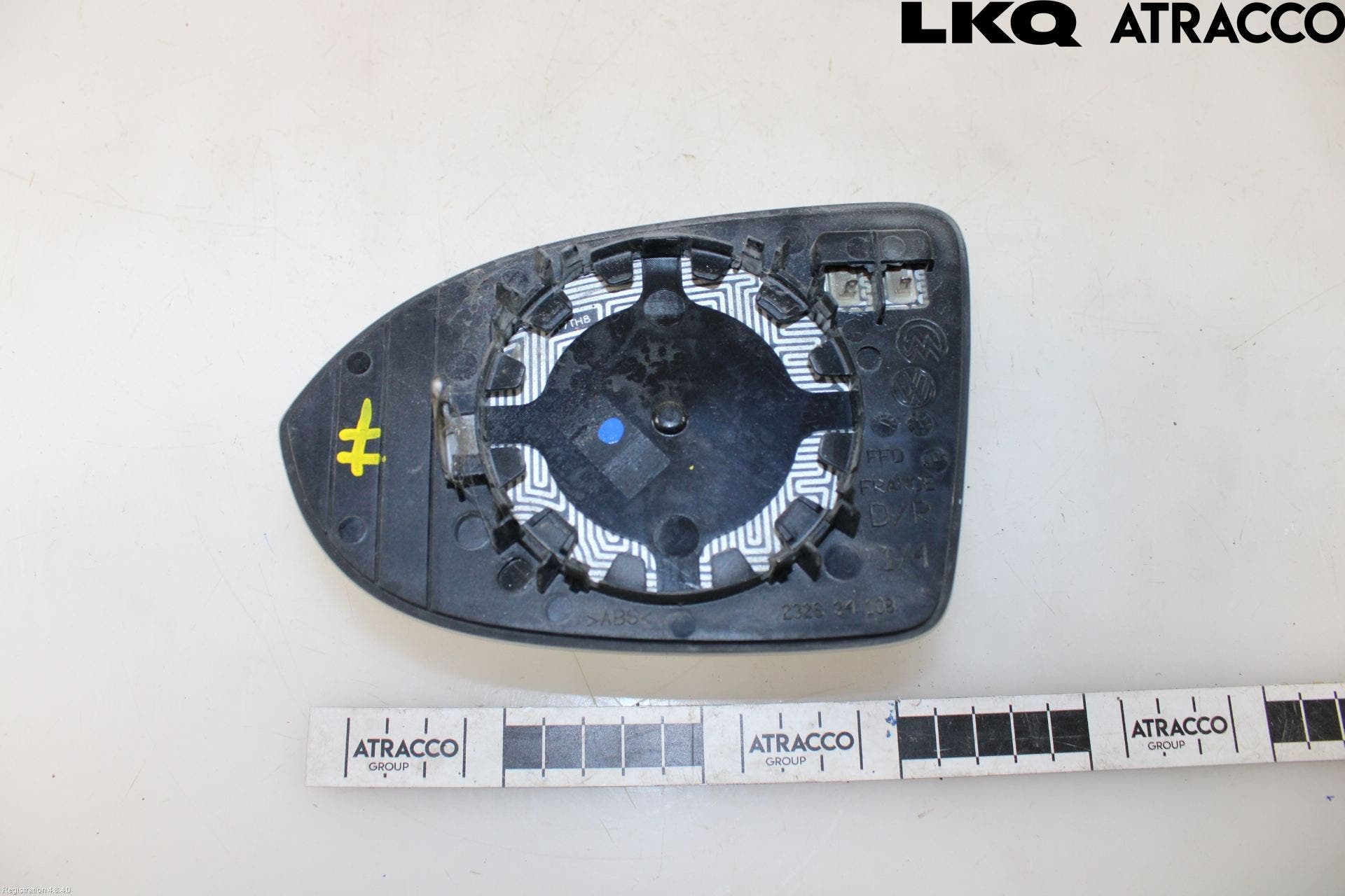 Volkswagen VW PASSAT 15-19 Spegelglas Hö