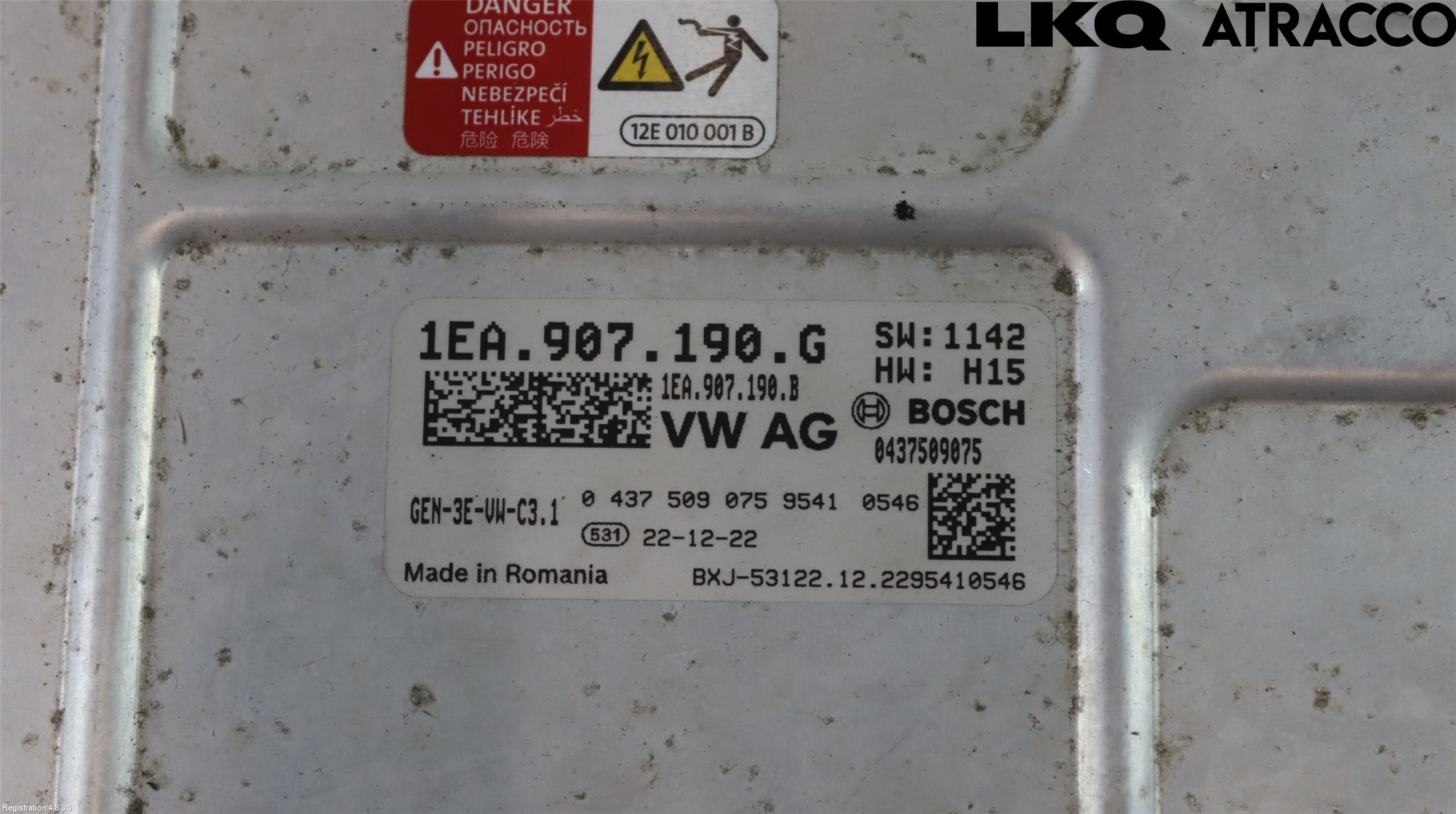 Volkswagen VW ID.4 21- Dc-Cd Omvandlare Hybrid