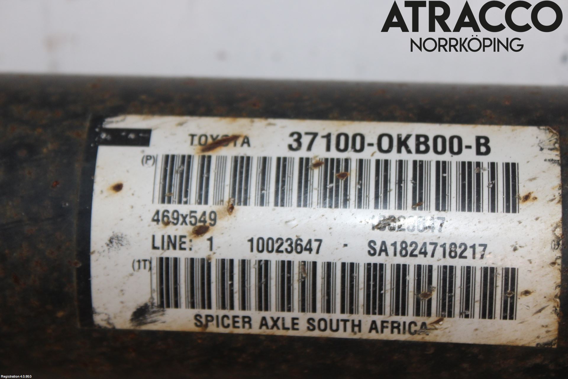 Toyota HILUX 16- Mellanaxel Komp