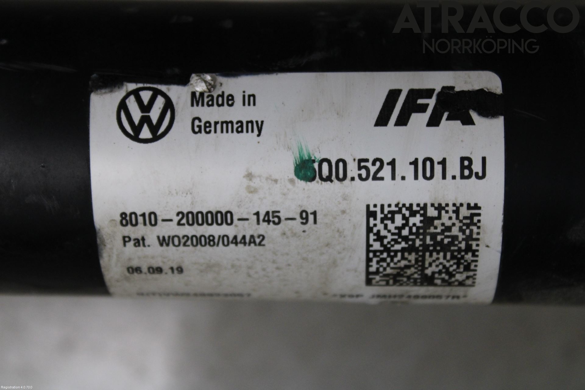 Cupra ATECA 19- Mellanaxel Komp