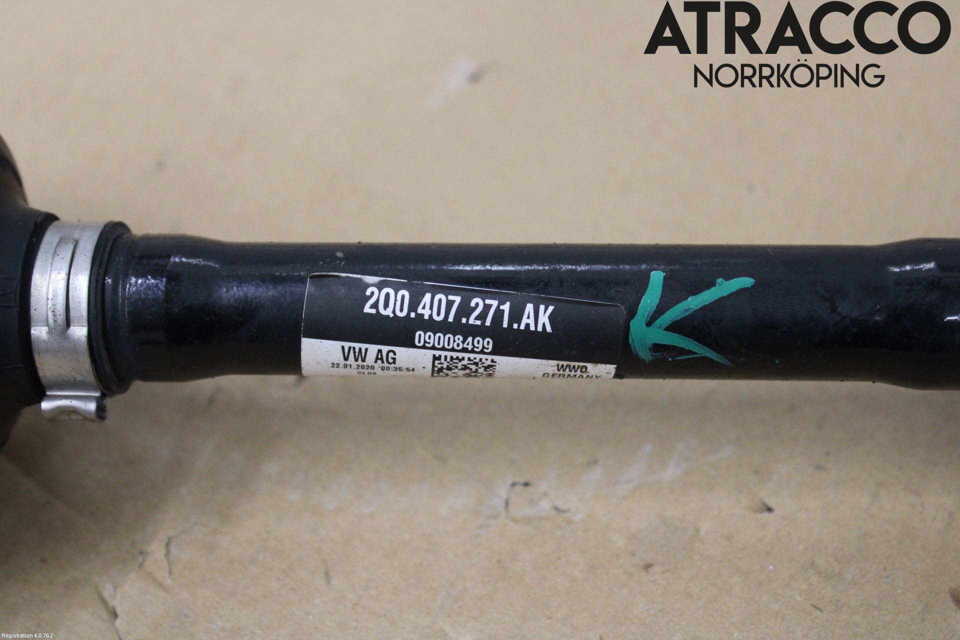 Volkswagen VW POLO VI 18->> Drivaxel Fram Vänster