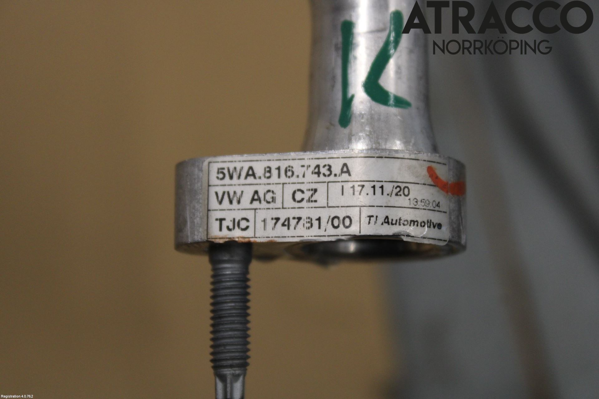 Volkswagen VW GOLF / E-GOLF VIII 20- Ac Slang-Rör