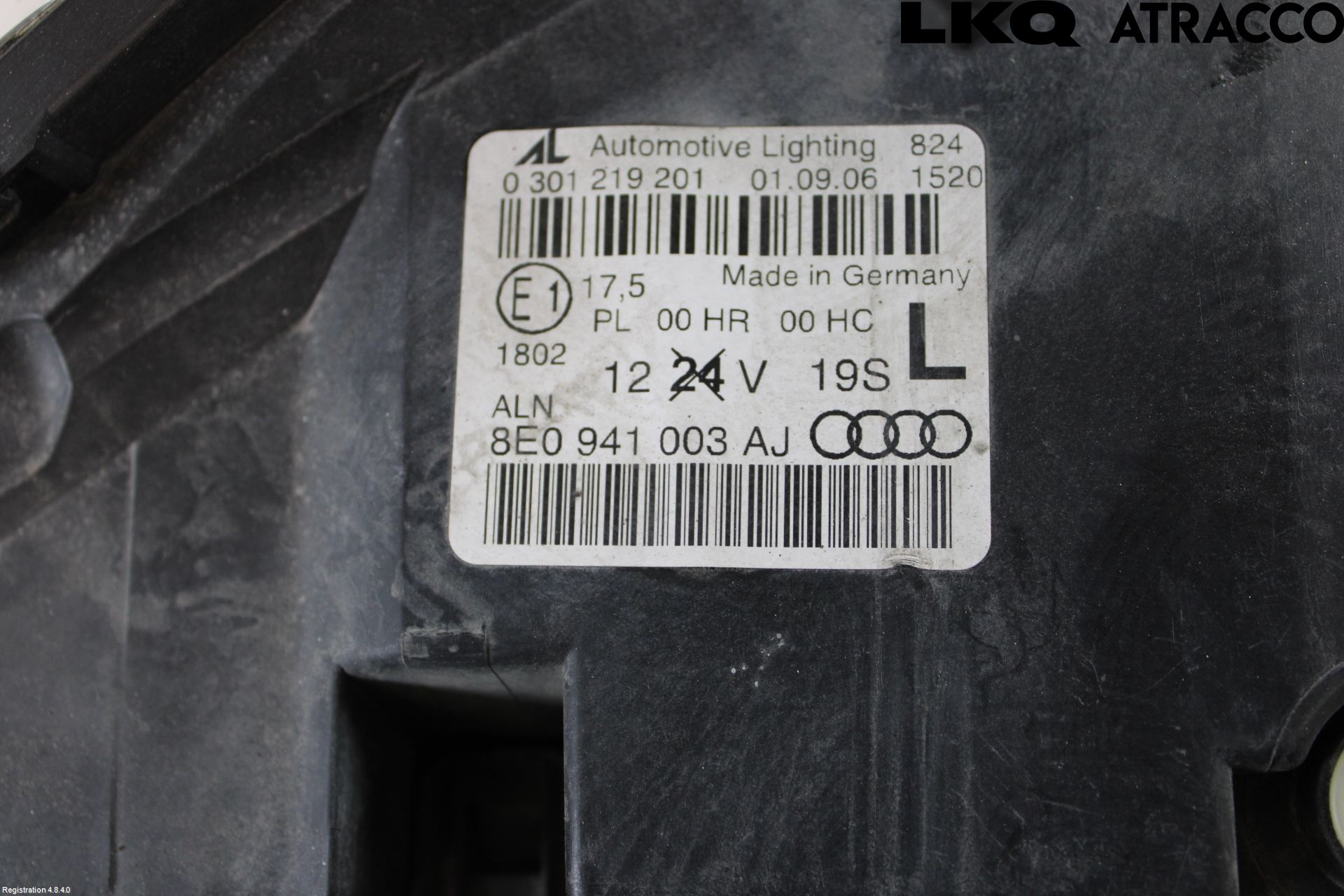 Audi A4/S4 05-07 Strålkastare Vänster