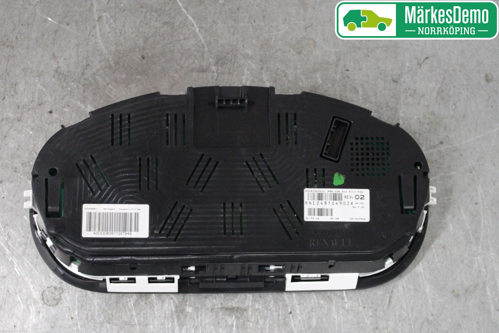 Renault MEGANE III 09-15 Instrument Komb
