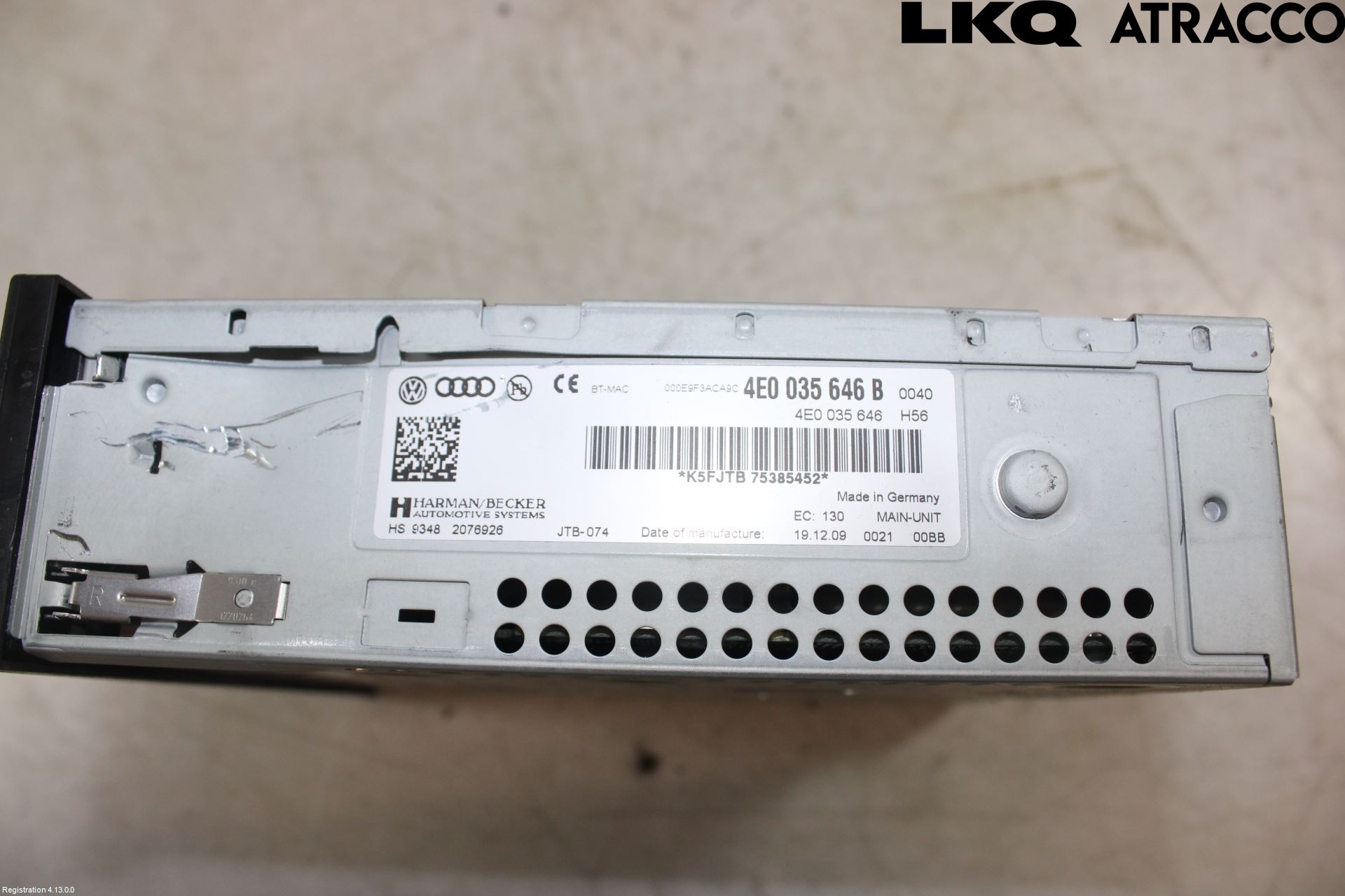 Audi A6/S6     05-11 Cd Radio - Multimediapanel