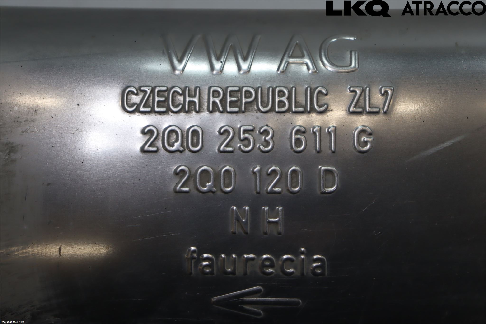 Skoda KAMIQ 20- Avgas Bakre Dämpare