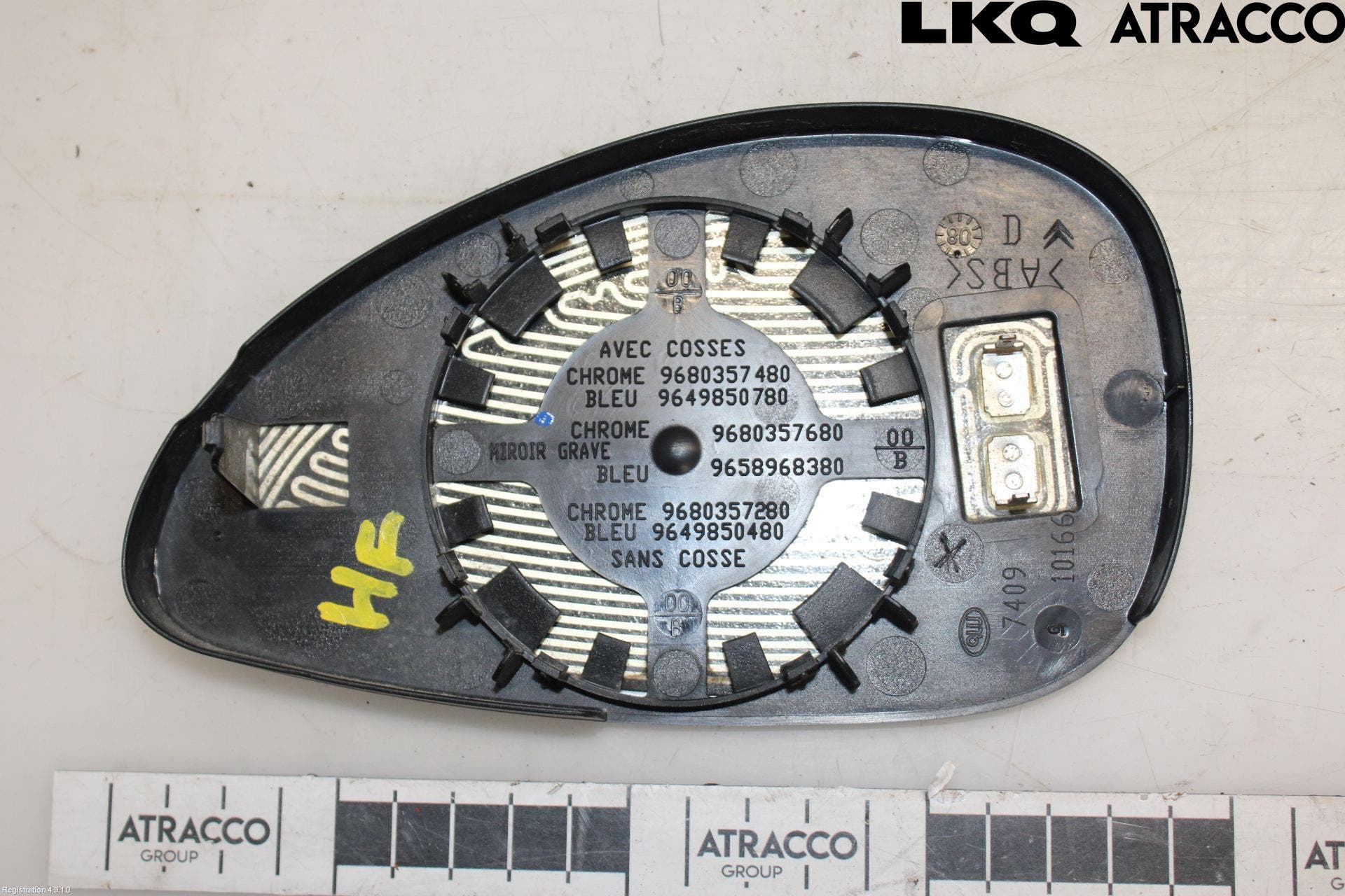 Citroen C4 I 05-10 Spegelglas Hö