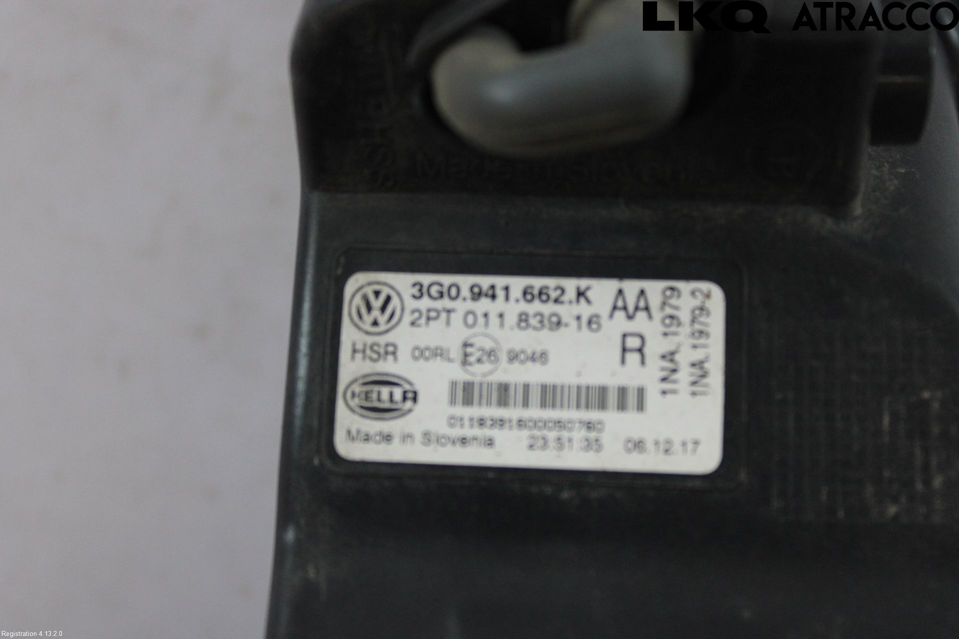 Volkswagen VW PASSAT 15-19 Dimljus-Varselljus Fram