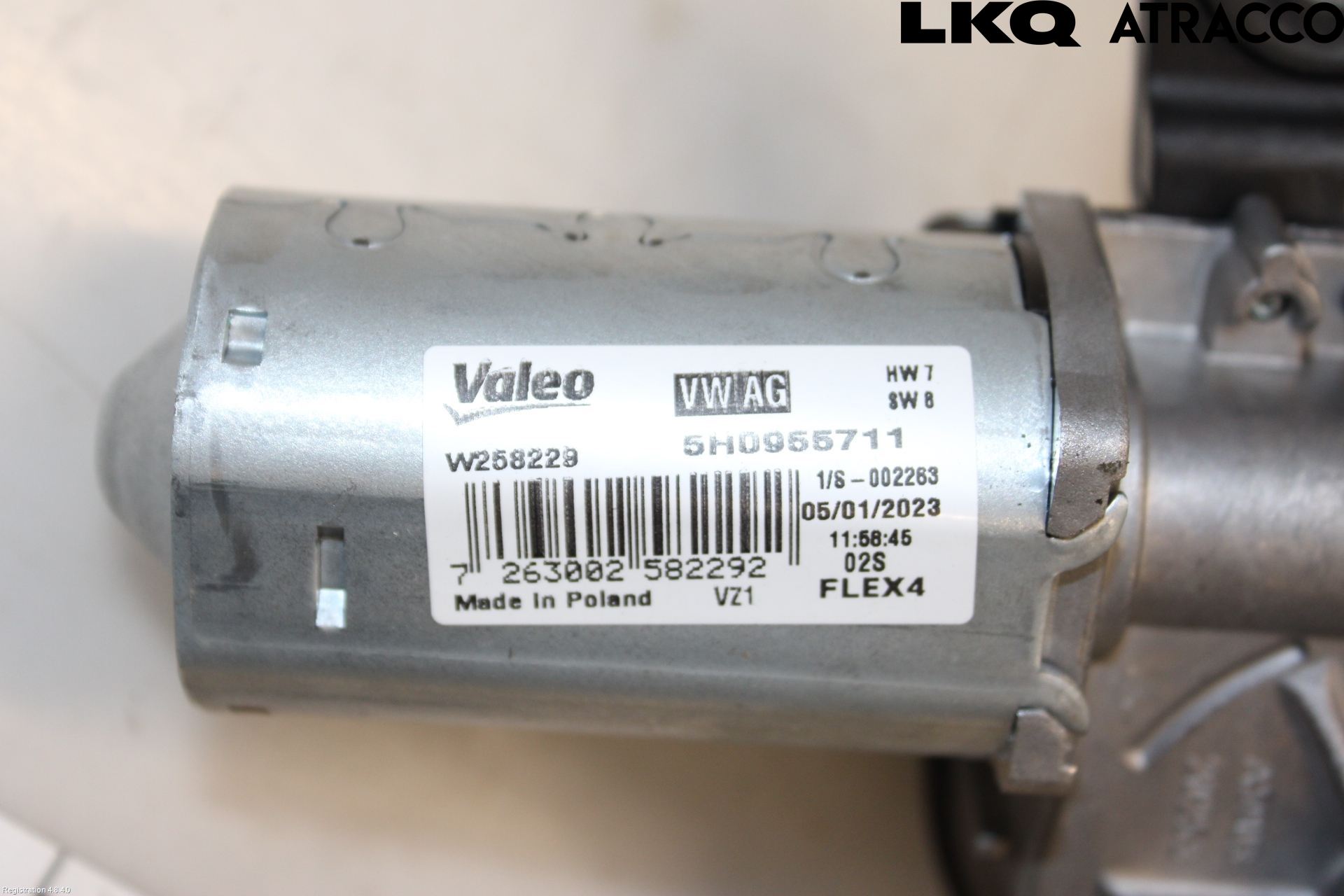 Skoda ENYAQ iV 21- Torkarmotor Baklucka