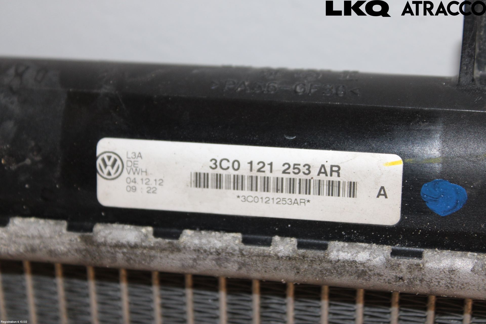 Volkswagen VW PASSAT 11-14 Kylare Man