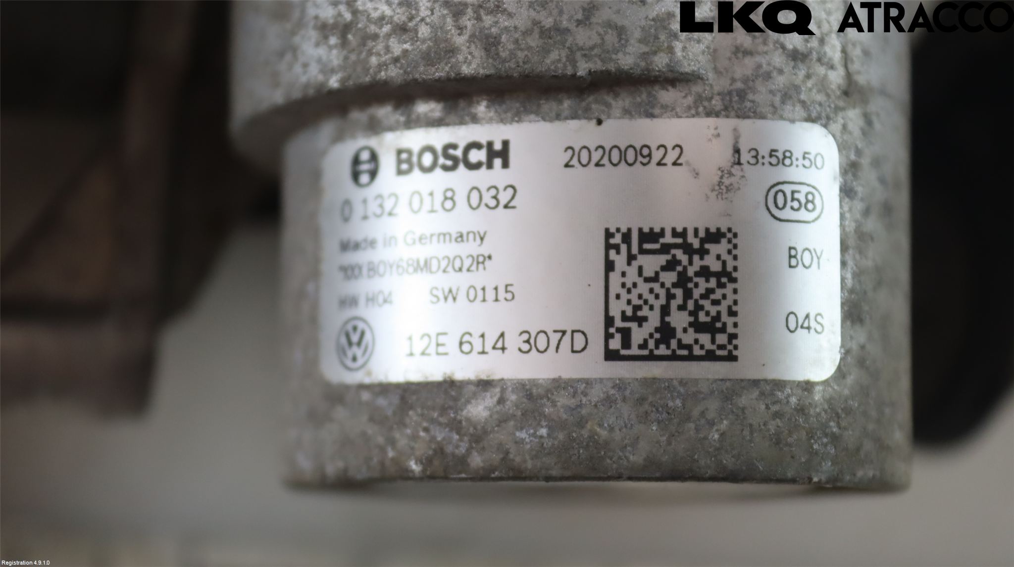 Volkswagen VW UP! / E-UP! Bromskraftregulator