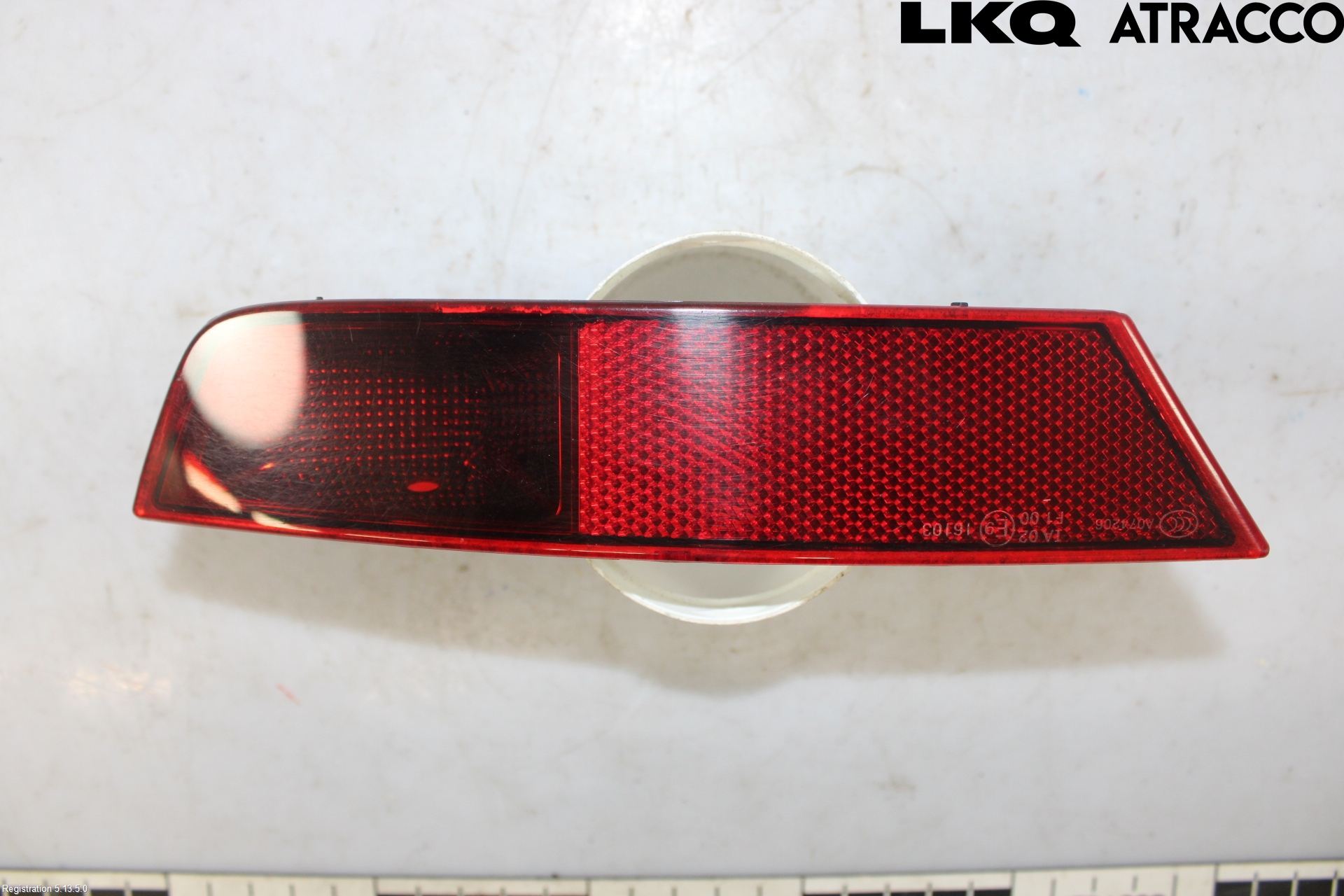Volkswagen VW UP! / E-UP! Dimljus/Reflex Bak