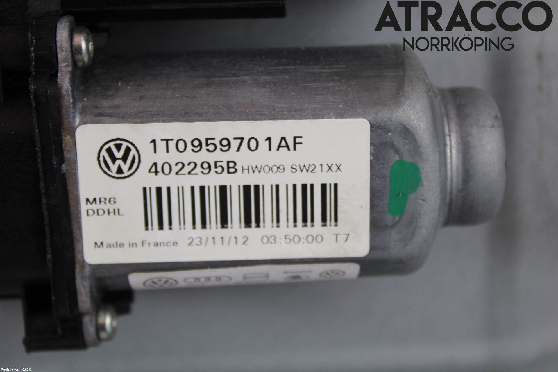 Volkswagen VW TOURAN 10-15 Fönsterhiss El Kompl