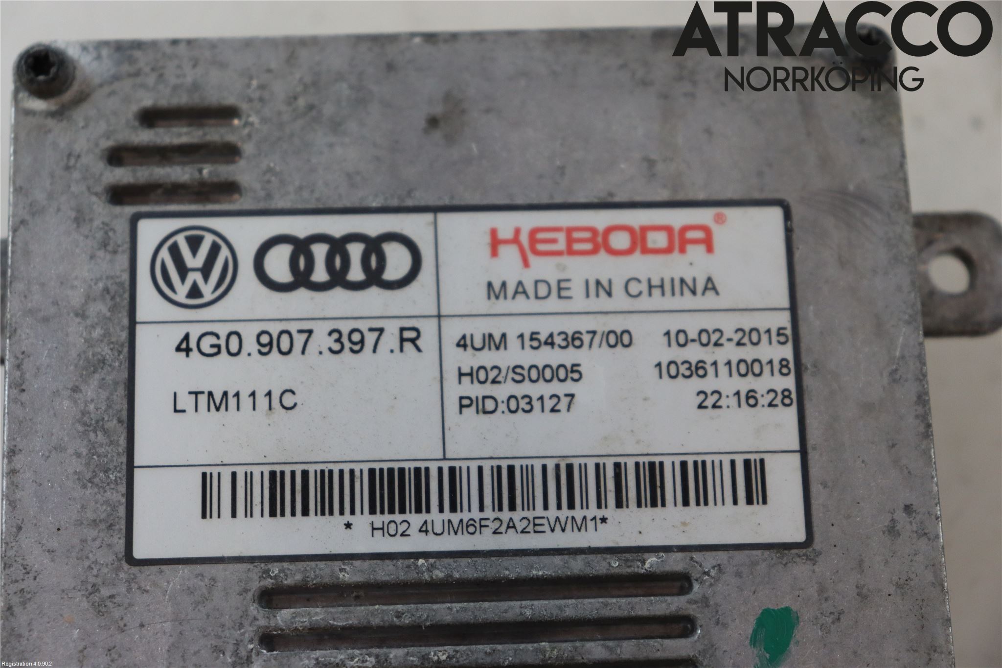 Audi A6/S6 4G 11-18 Styrenhet Strålkastare
