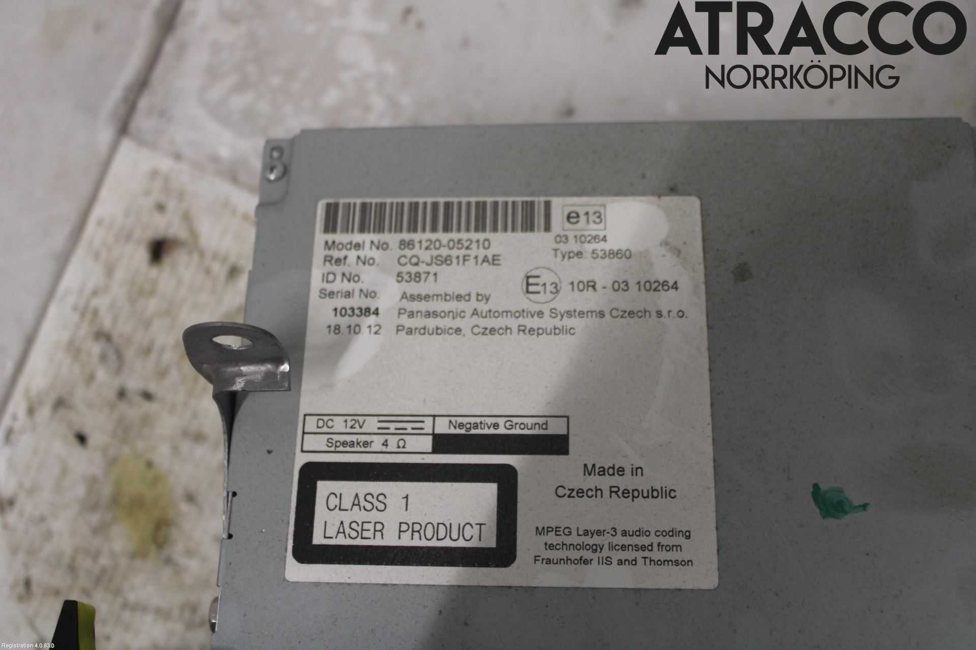 Toyota AVENSIS 09-15 Cd Radio - Multimediapanel