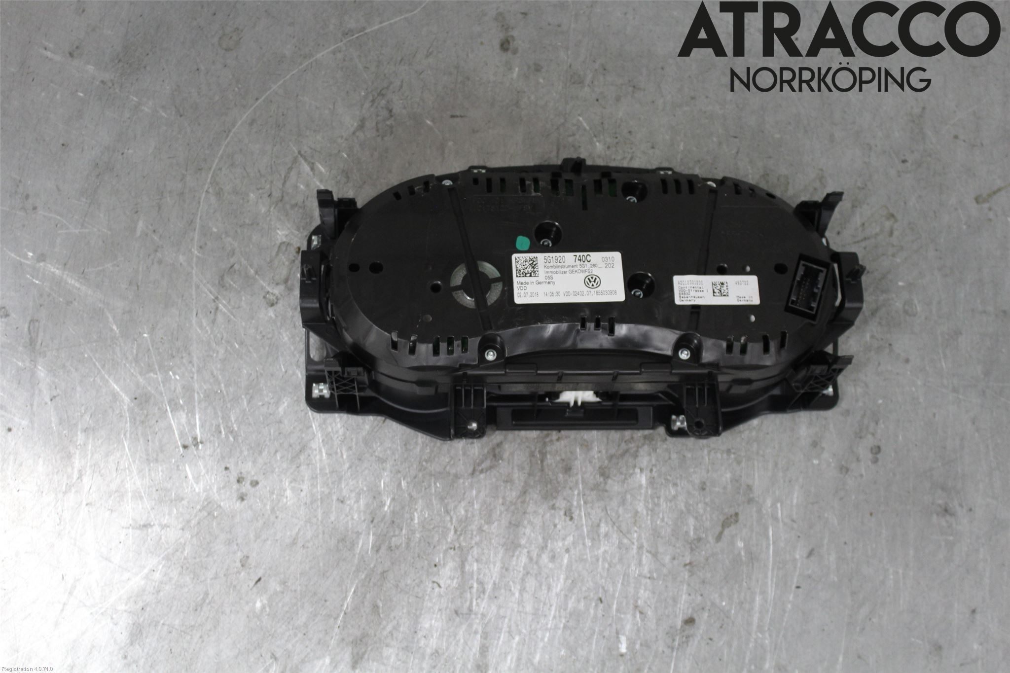 Volkswagen VW GOLF / E-GOLF VII 13-20 Instrument Komb