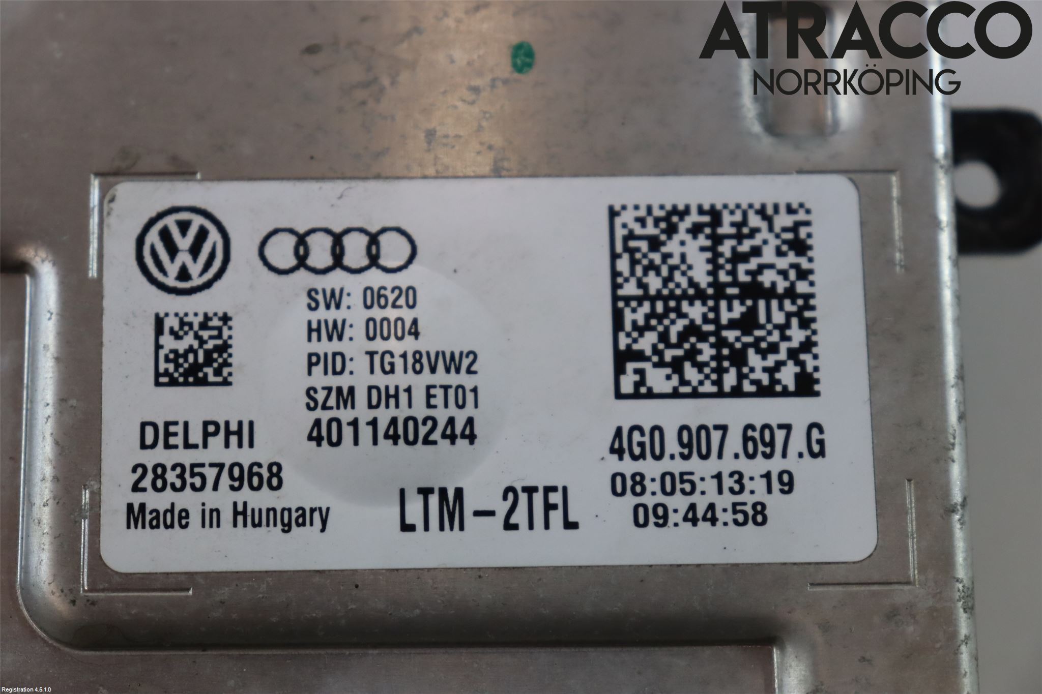 Volkswagen VW GOLF / E-GOLF VII 13-20 Styrenhet Strålkastare