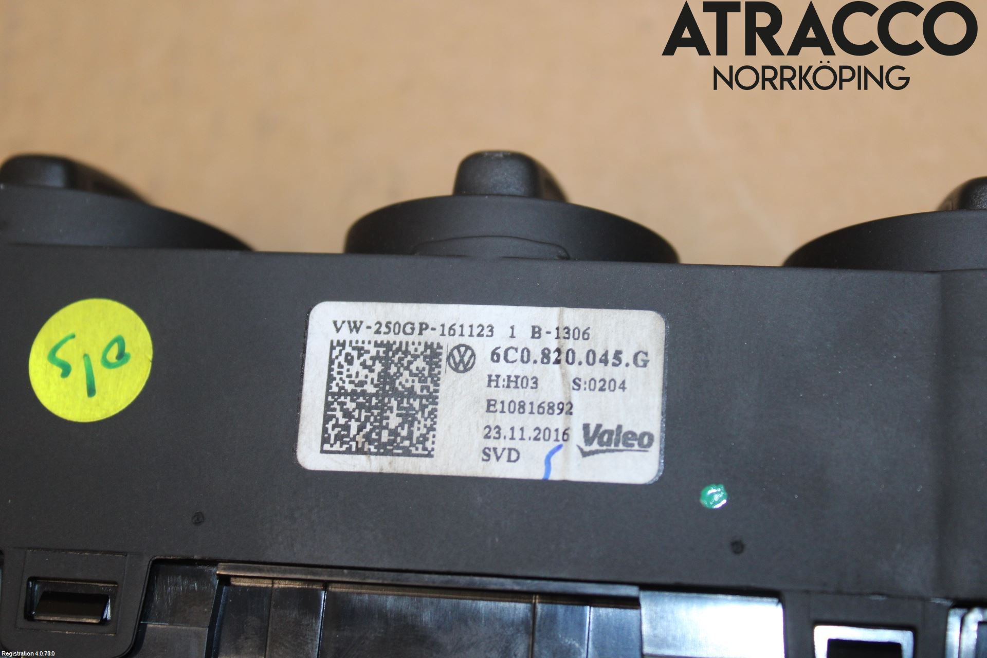 Volkswagen VW POLO 10-17 Värmereglage