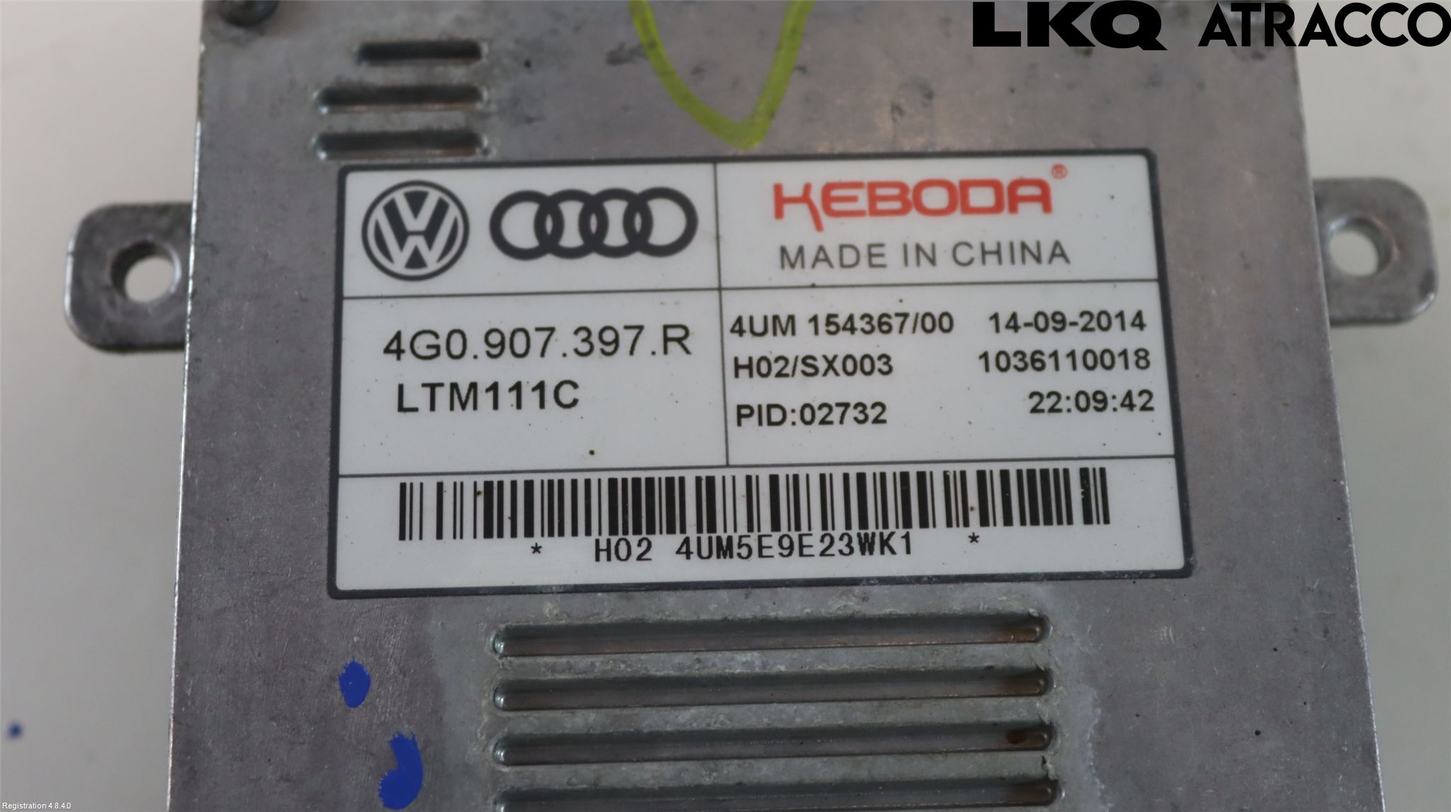 Audi A6/S6 4G 11-18 Styrenhet Strålkastare