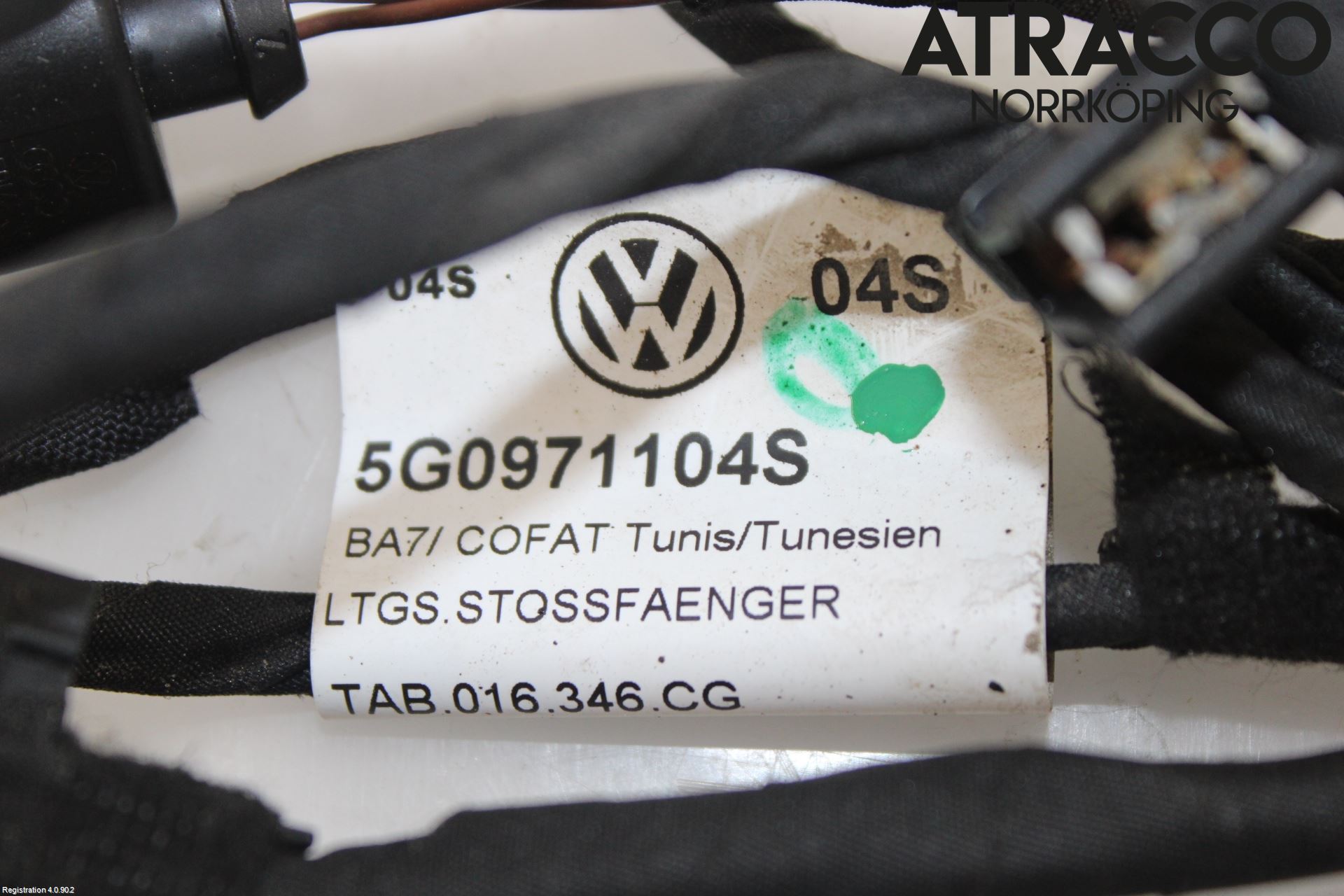 Volkswagen VW GOLF / E-GOLF VII 13-20 Parkeringshjälp Backsensor