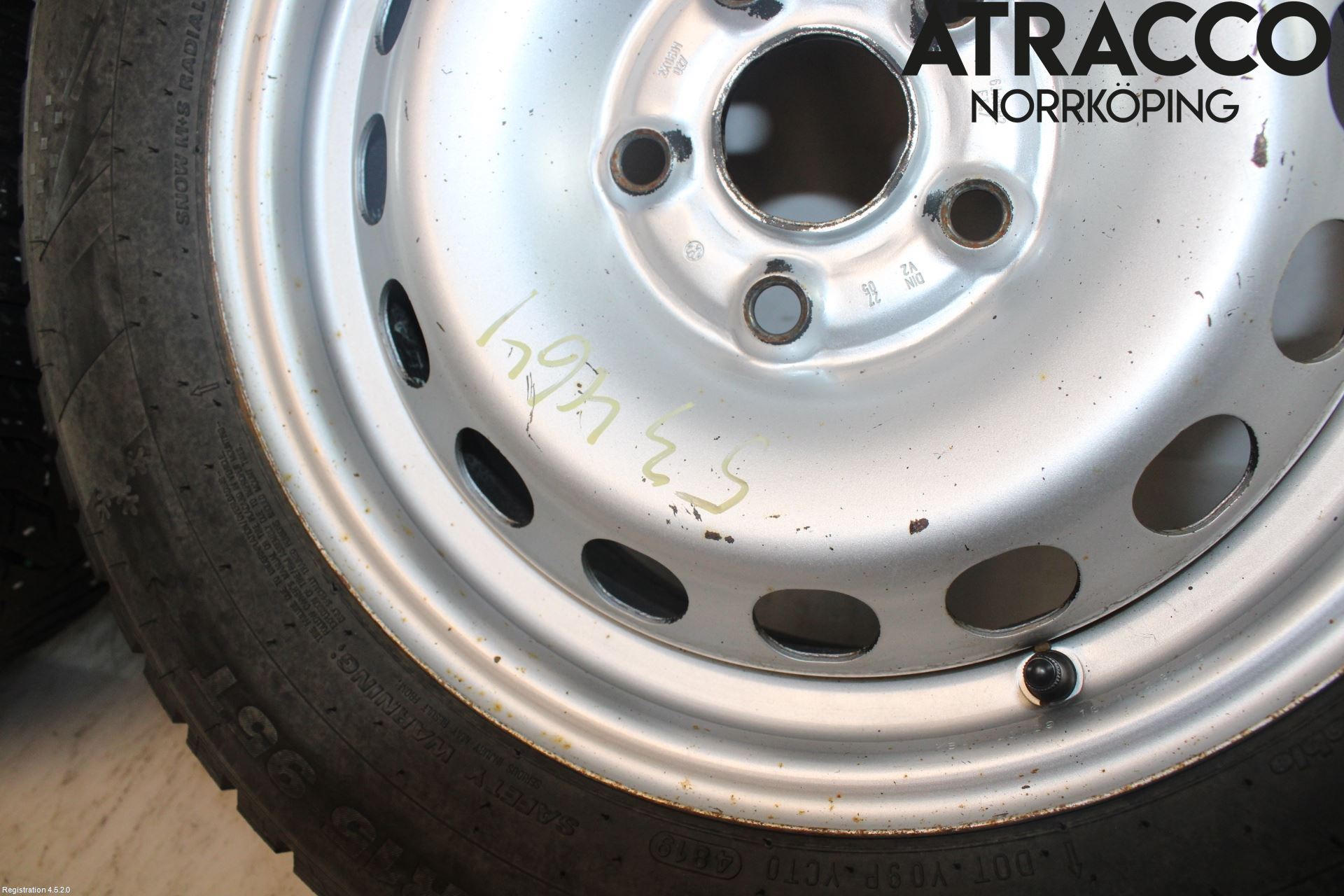 Volkswagen VW CADDY      04-10 Vinterdäck Plåtfälg 4St