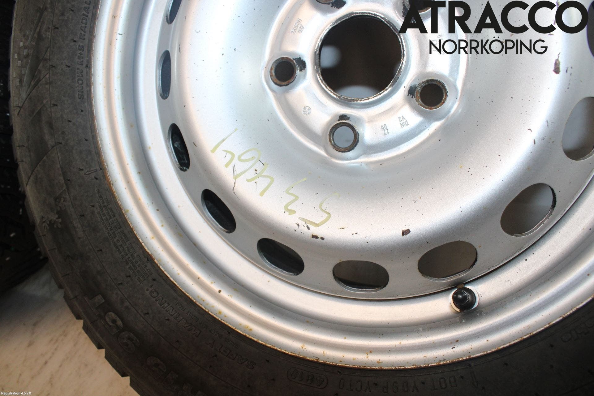 Volkswagen VW CADDY      04-10 Vinterdäck Plåtfälg 4St