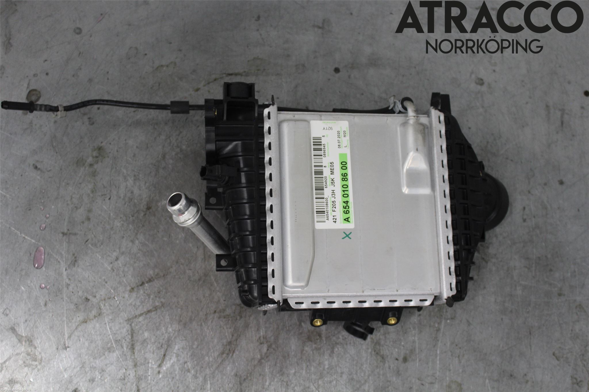 Mercedes-Benz MB C-KLASS (W205) 14-21 Laddluft-Intercooler Kyl
