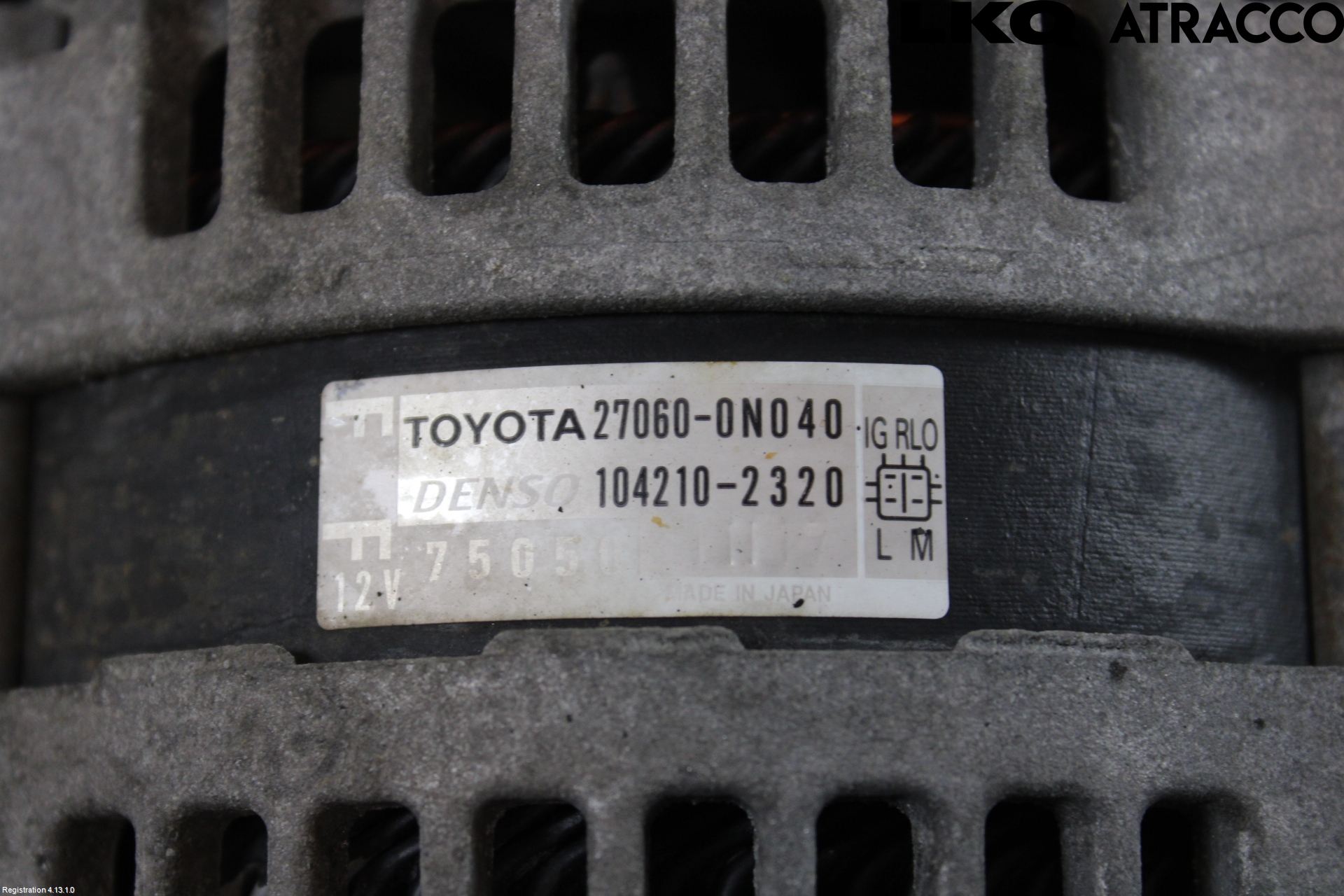 Toyota AURIS 10-12 Generator
