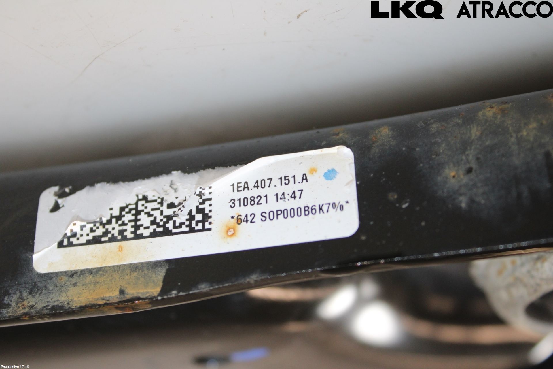 Skoda ENYAQ iV 21- Bärarm Fram Undre Vä