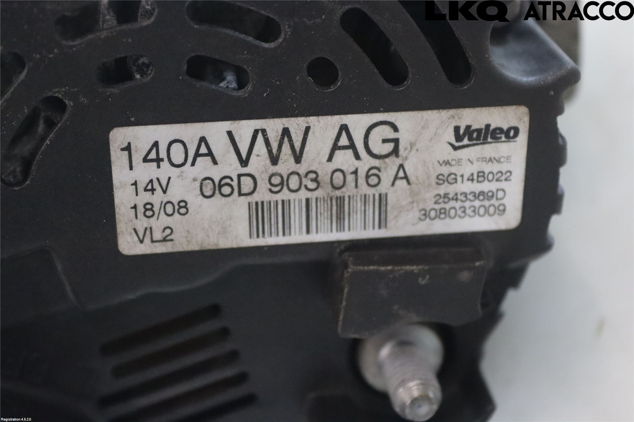 Volkswagen VW PASSAT 05-11 Generator