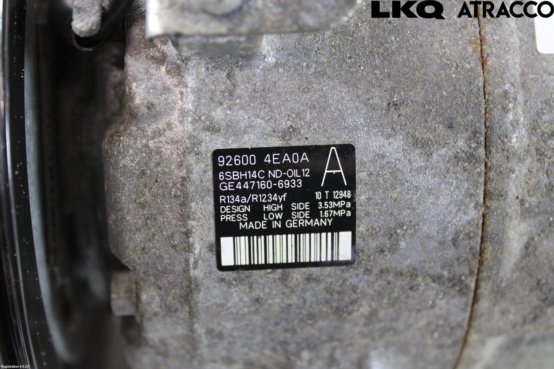 Nissan QASHQAI 14-17 Ac Kompressor