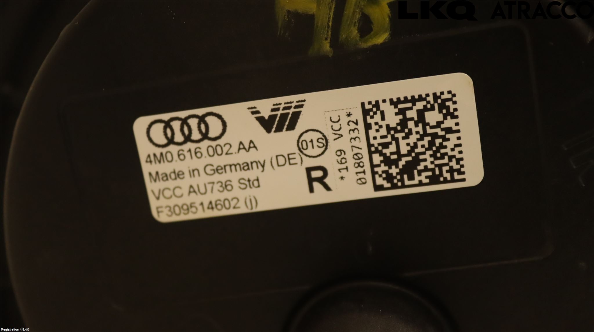 Audi Q7/SQ7 Nivå-Luftfjädring Bälg