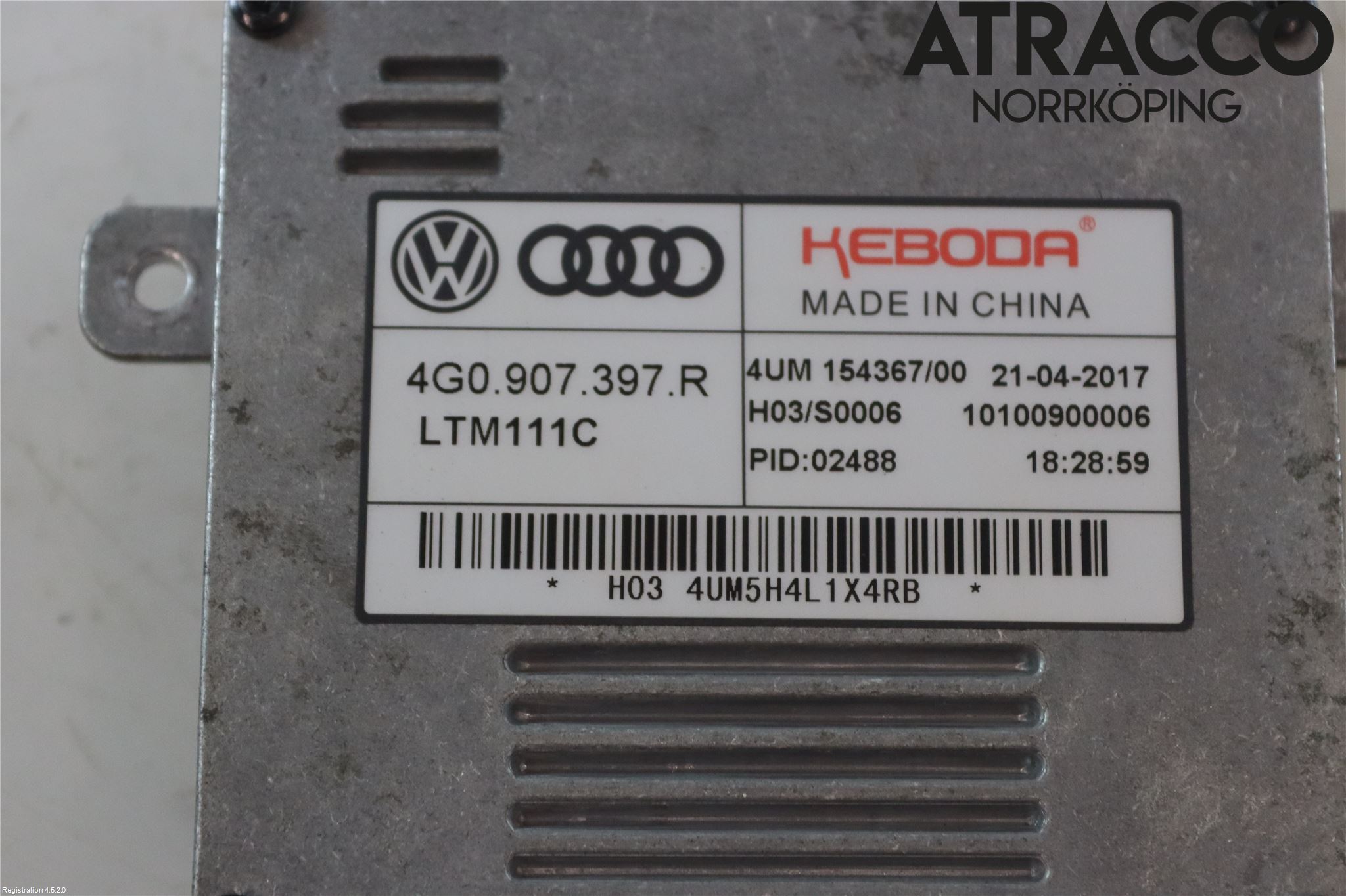 Audi A3/S3 8V 13-20 Styrenhet Strålkastare