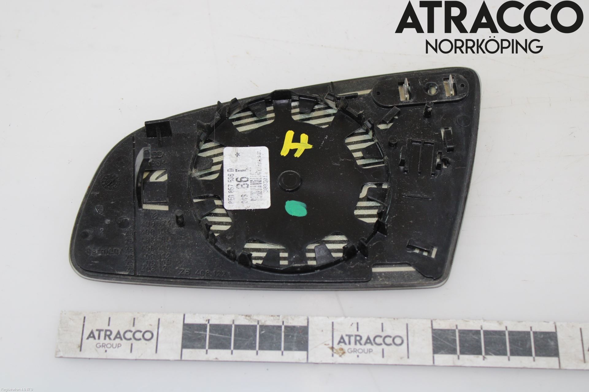 Audi A4/S4 05-07 Spegelglas Hö