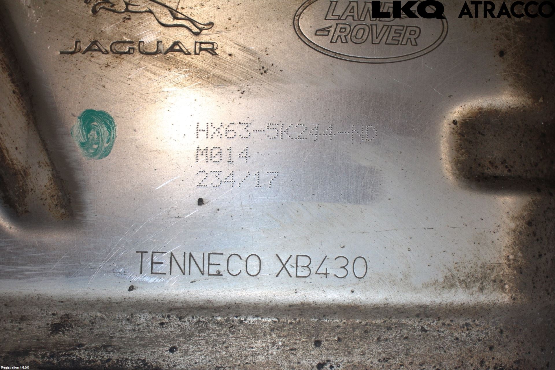 Jaguar XF (X260) 16-24 Avgas Bakre Dämpare