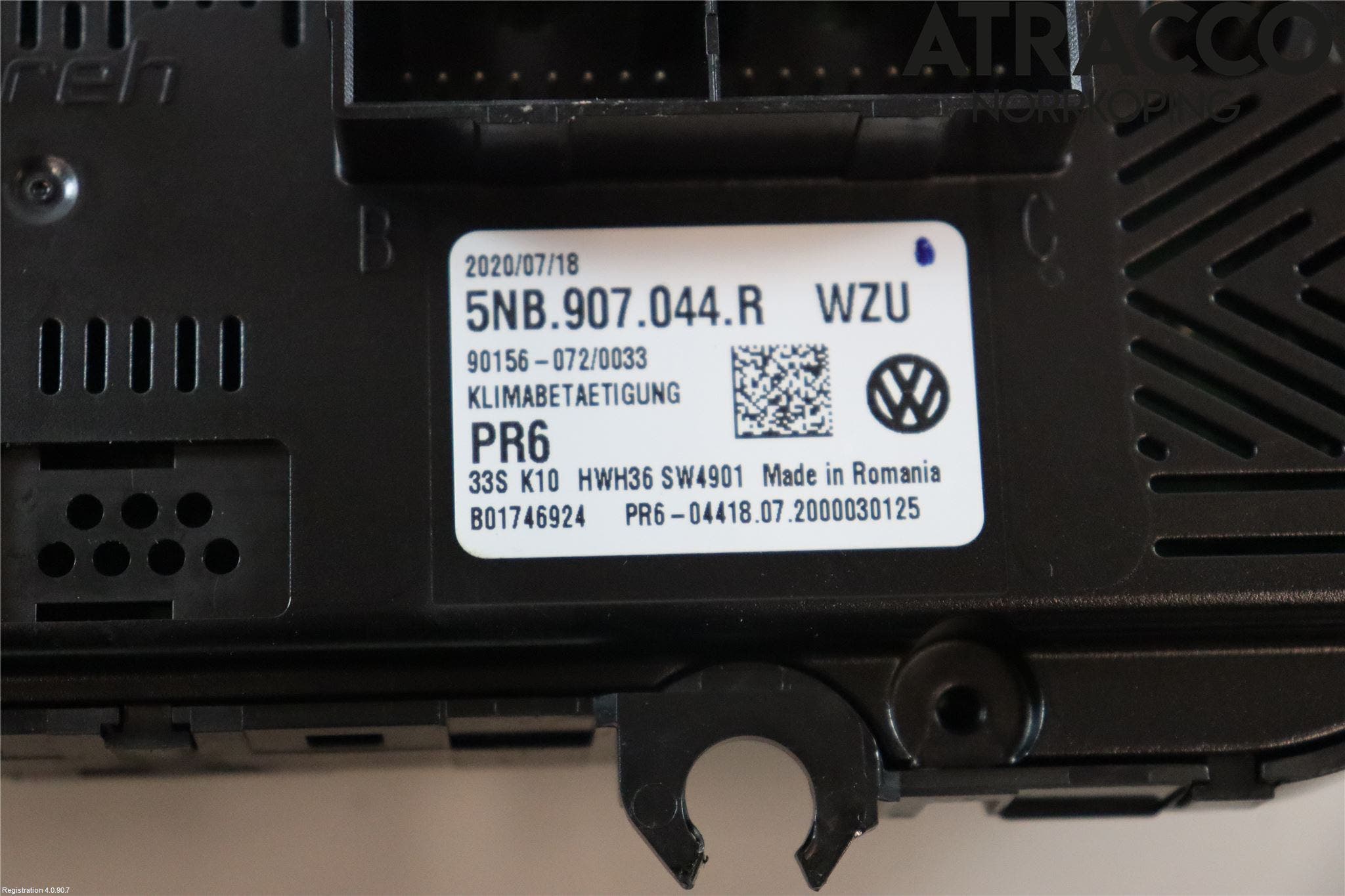 Volkswagen VW TIGUAN 16-24 Värmereglage