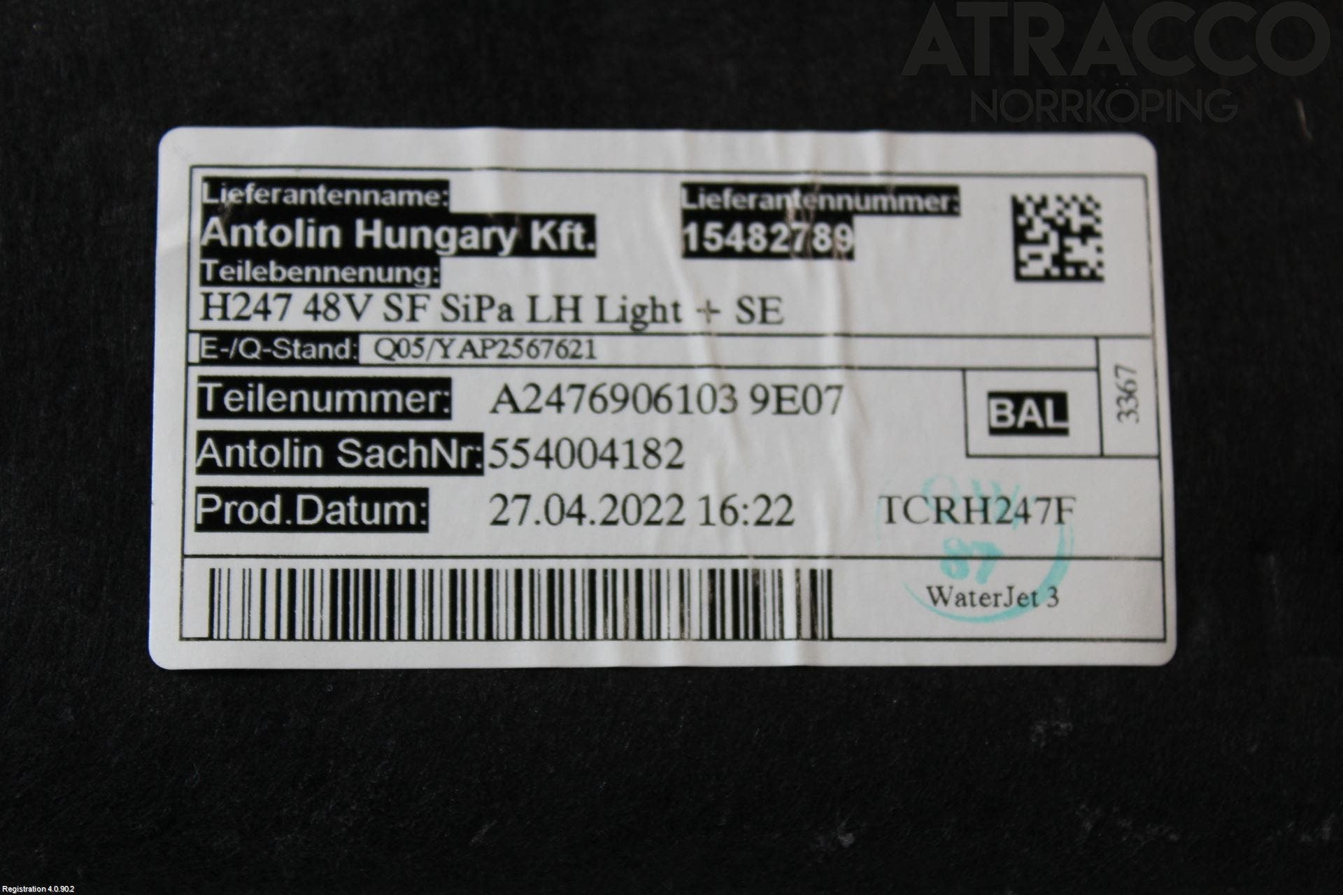Mercedes-Benz MB GLA-KLASS (H247) 20- Inredning Bakluckeklädsel